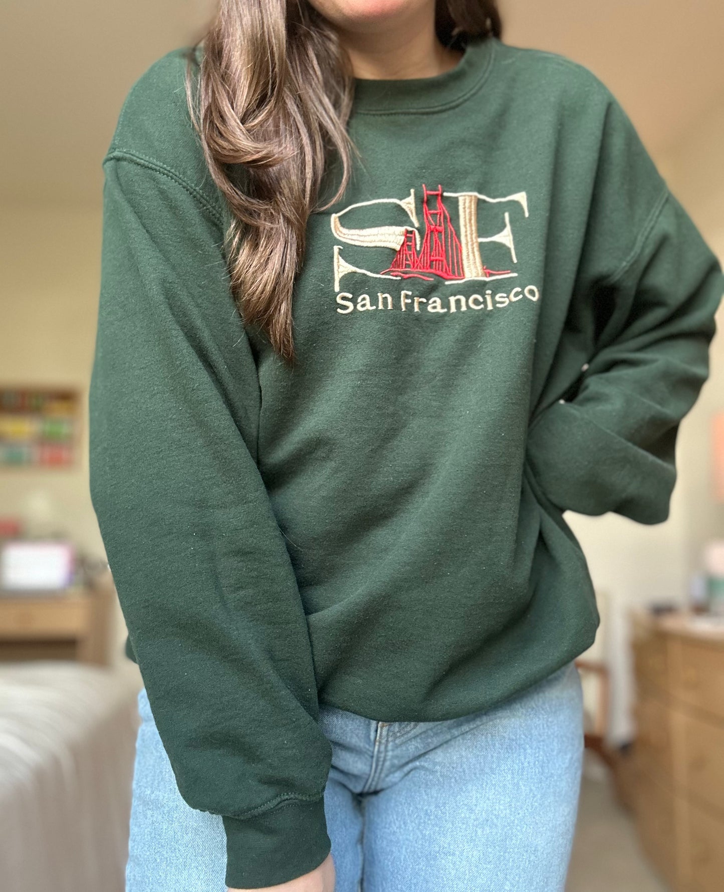 Embroidered San Francisco Pullover