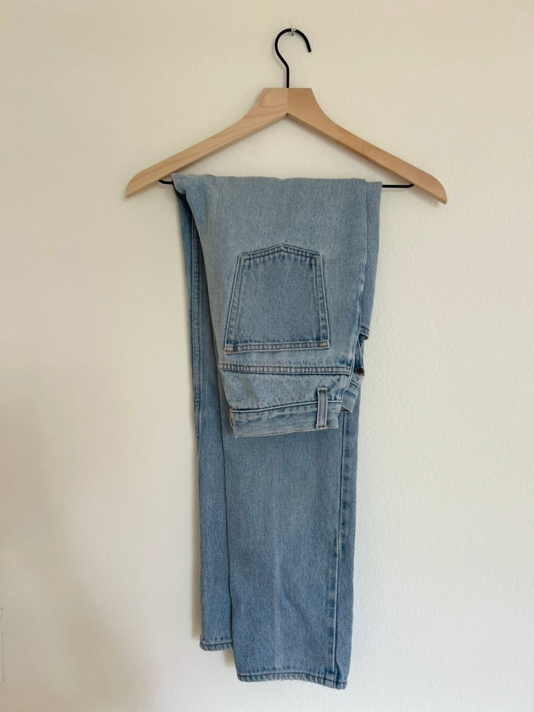 Vintage Light Washed Mom Jeans