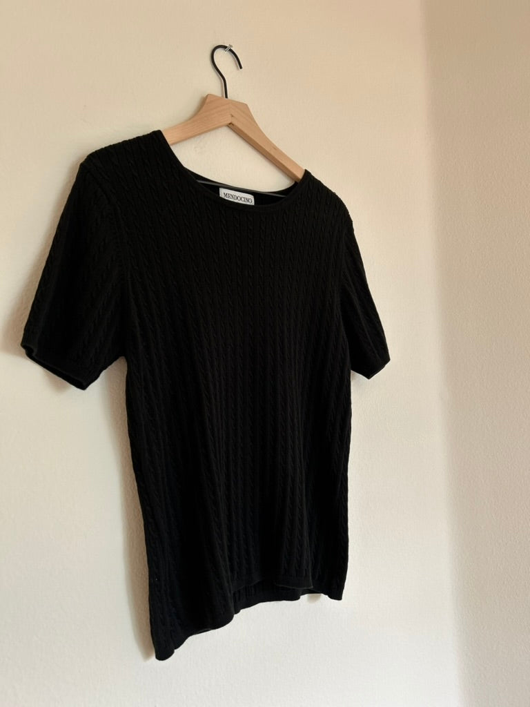 Mendocino Knitted Short Sleeve Top