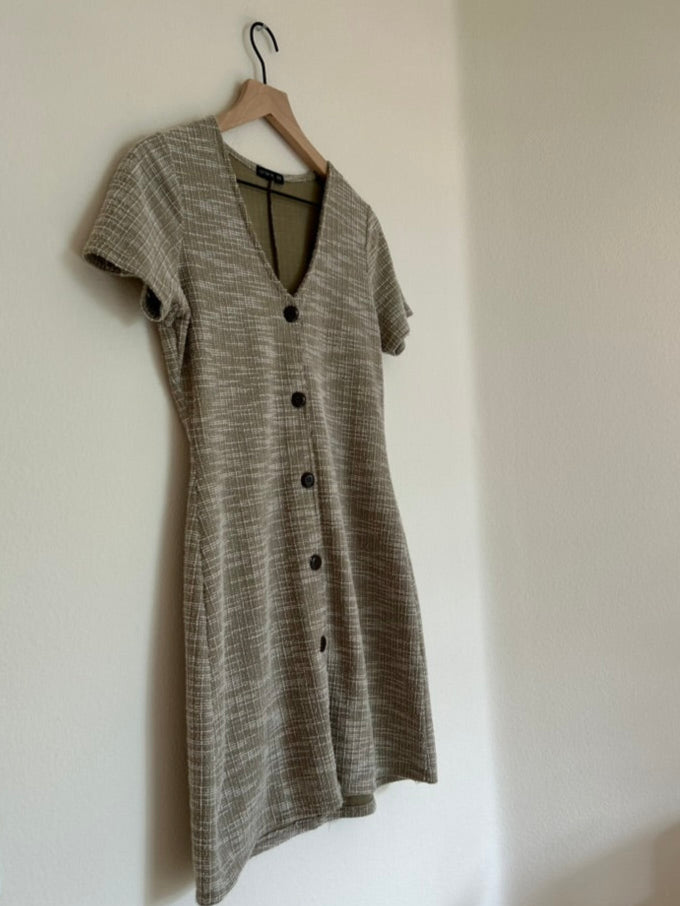 Textured Short Dress