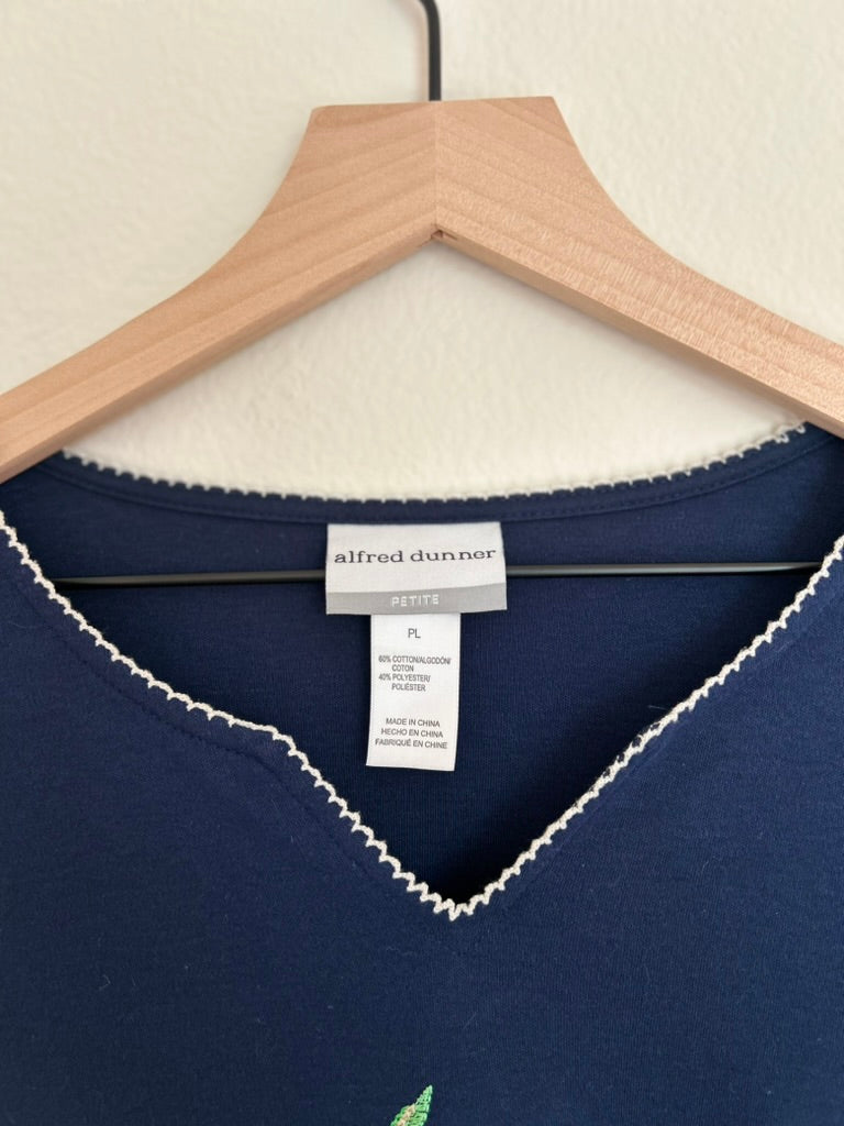Alfred Dunner Embroidered Tee