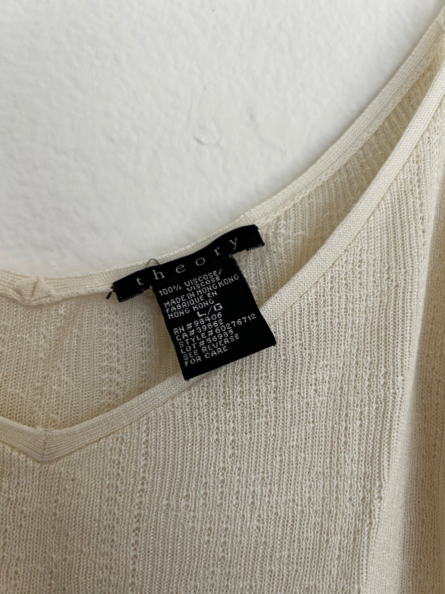 Ivory Knitted Tank