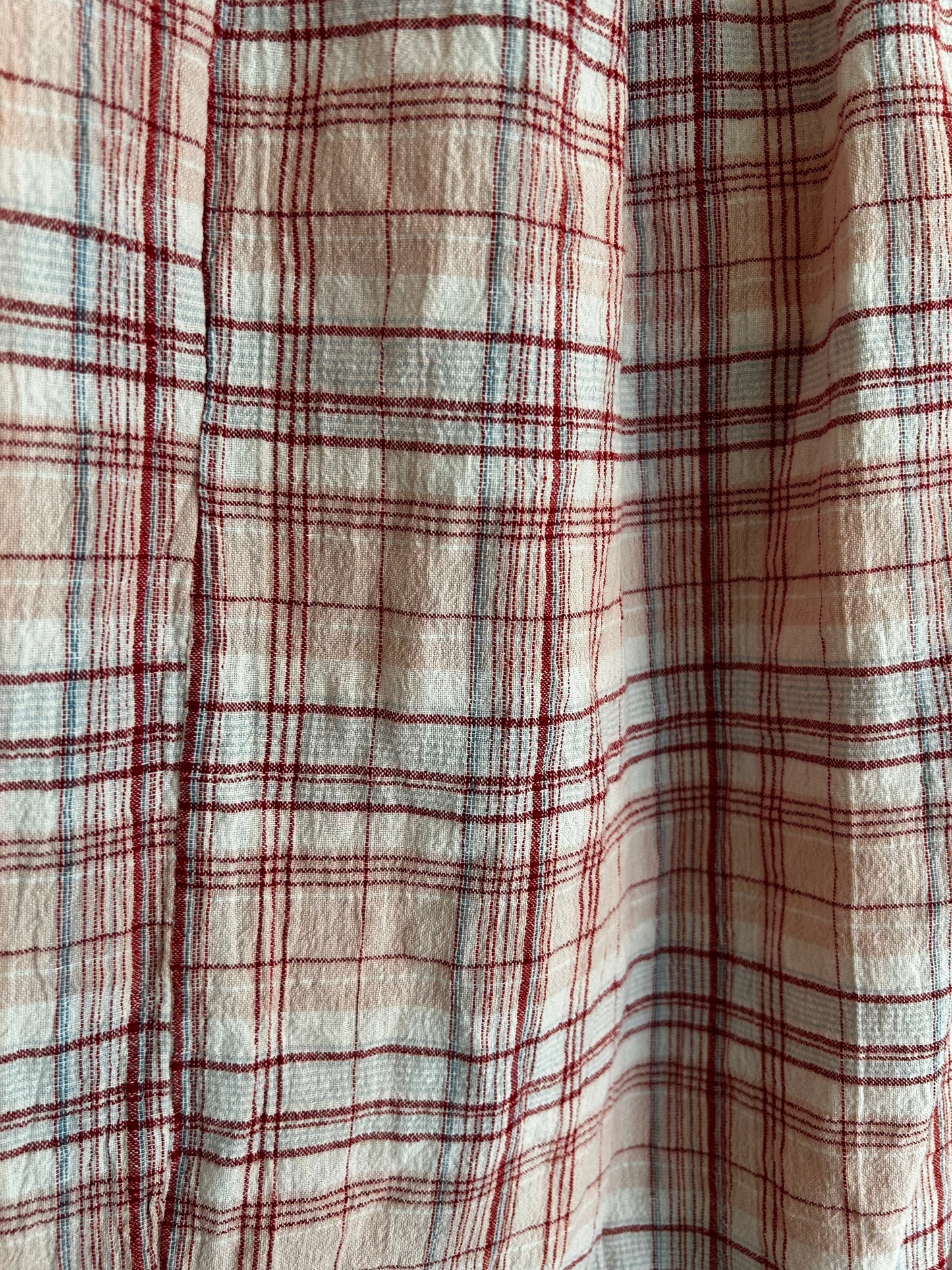 Pink Plaid Babydoll Dress