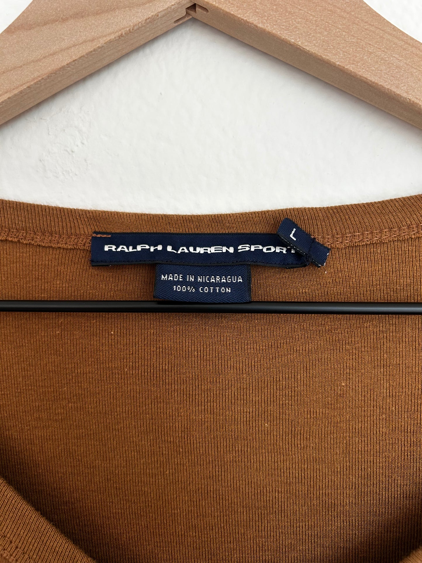 Ralph Lauren Sport | Brown Quarter-Sleeve V-Neck