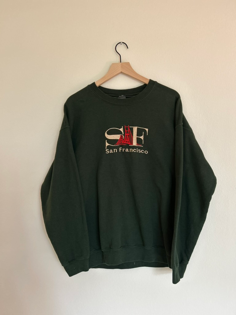 Embroidered San Francisco Pullover