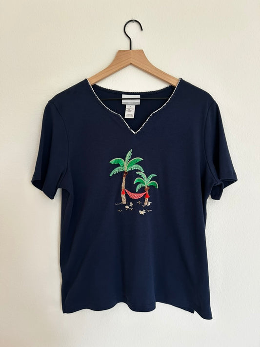 Alfred Dunner Embroidered Tee