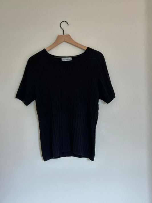 Mendocino Knitted Short Sleeve Top
