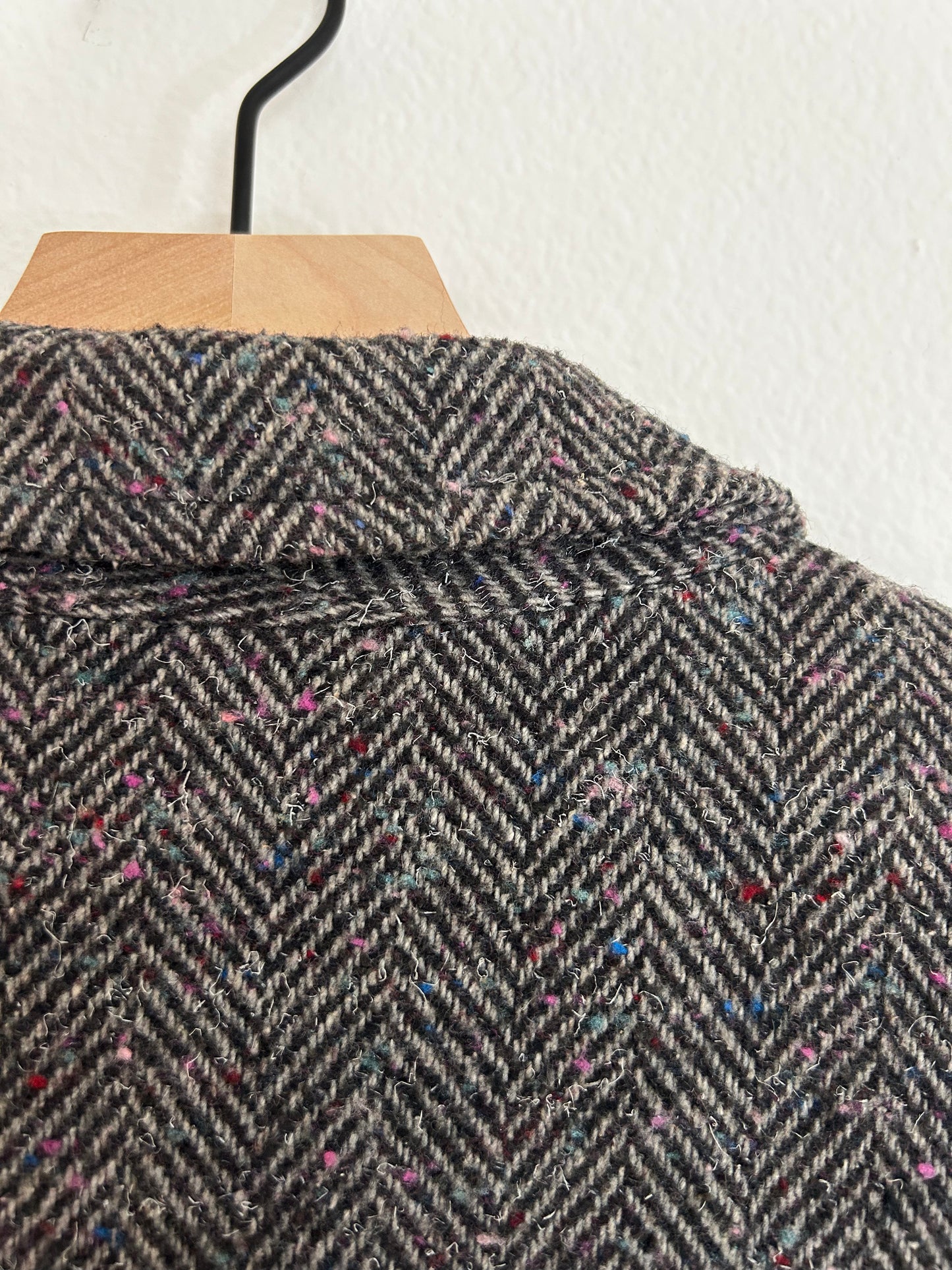 Vintage Chevron Multicolor Long Coat