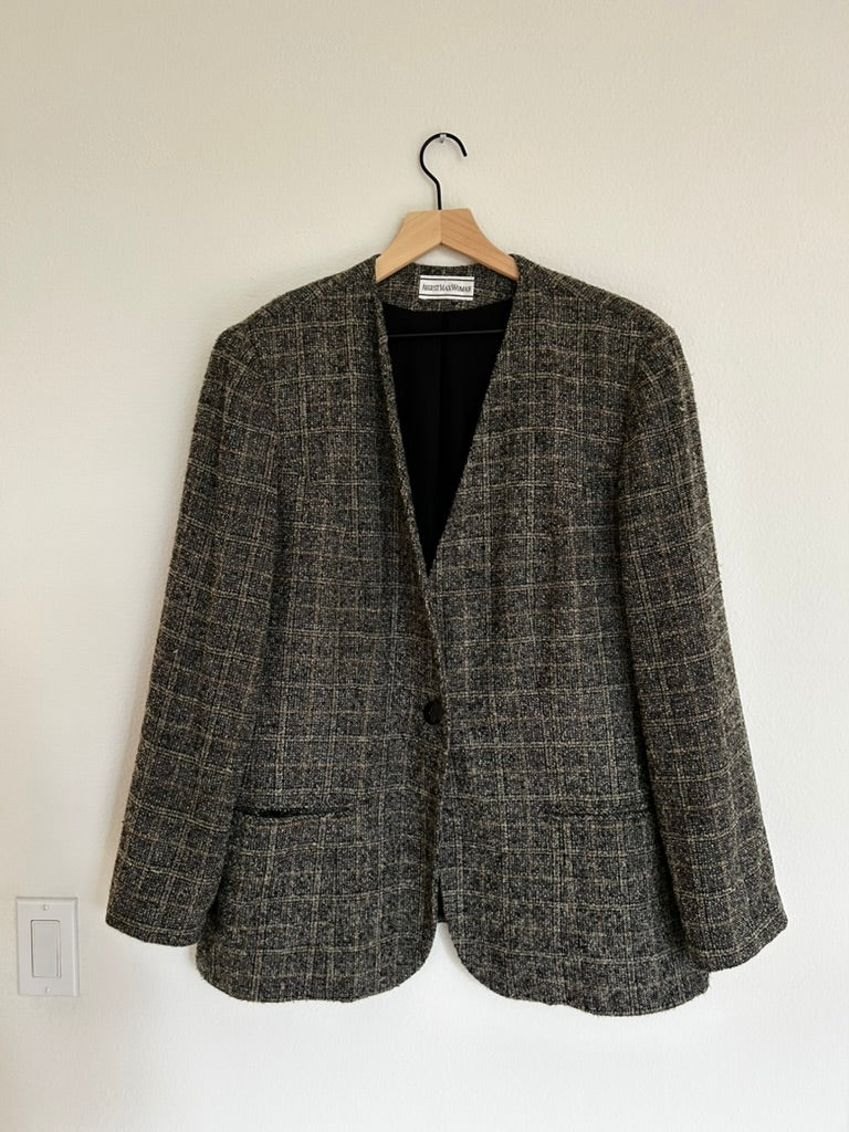Vintage Chevron Blazer