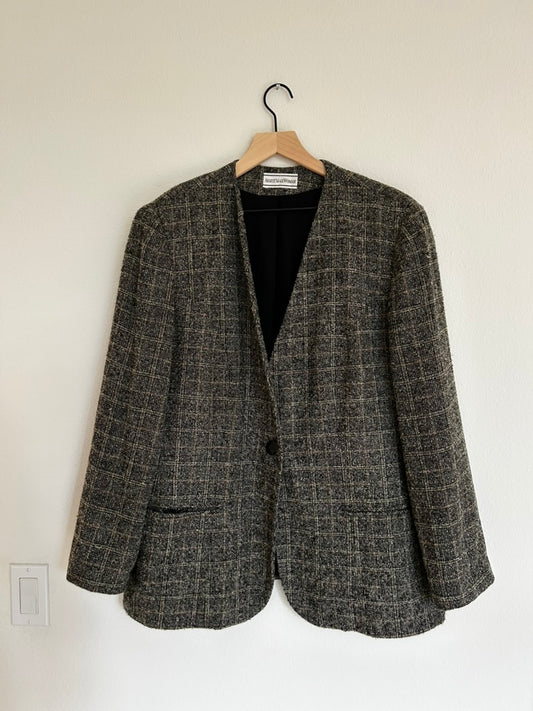 Vintage Chevron Blazer