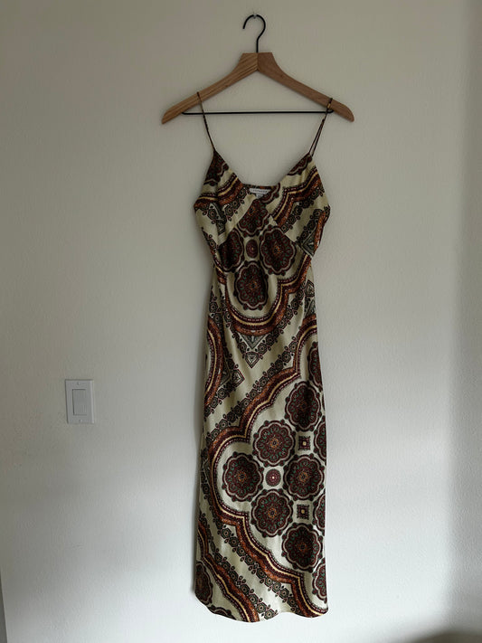 TOPSHOP | Patterned Slip Dress