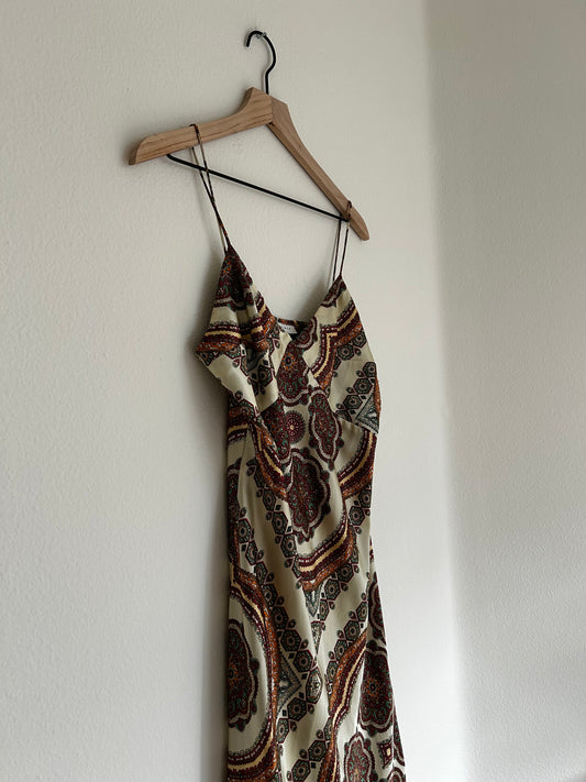 TOPSHOP | Patterned Slip Dress