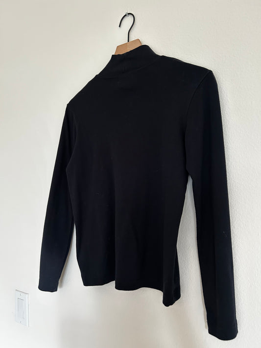 Jones New York Sport | Black Turtle Neck